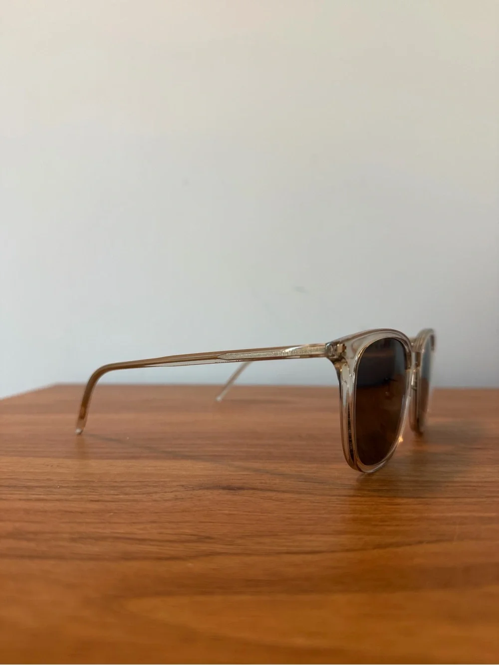 YSL AUTHENTIC clear frame sunglasses